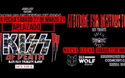Attitude For Destruction + Kiss of Death en Sala Wolf en Barcelona